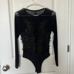 Black Lace Body suit